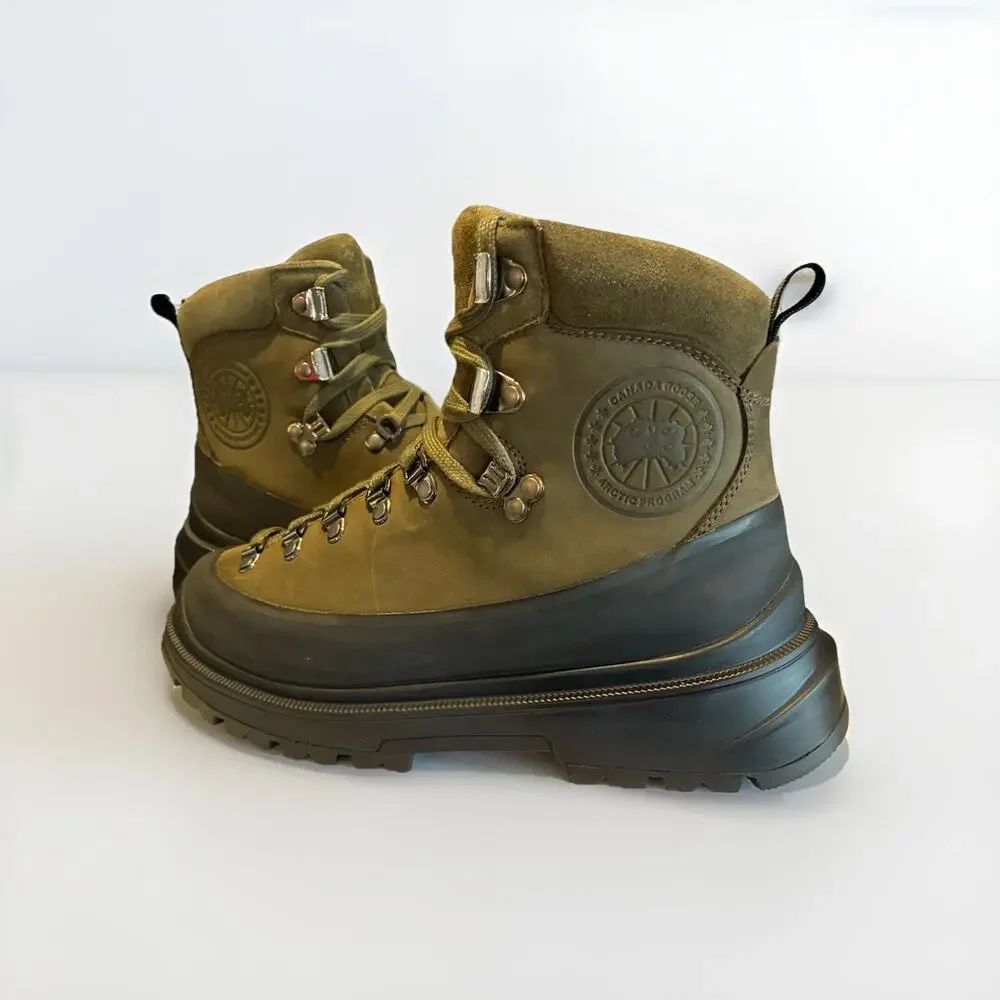 Canada Goose Journey Hiking Snow Boots Olive Men’s Size 7 EU 39 Brand New